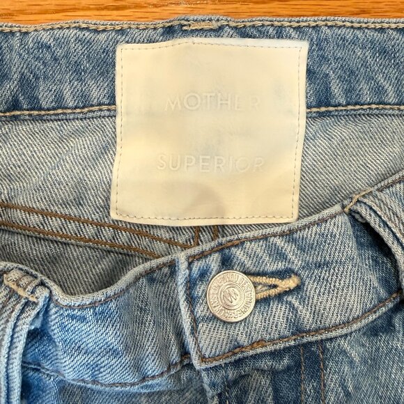 High Waisted Study Skimp Straight Leg Jeans | MOTHER | Sz 29 - Picture 4 of 6